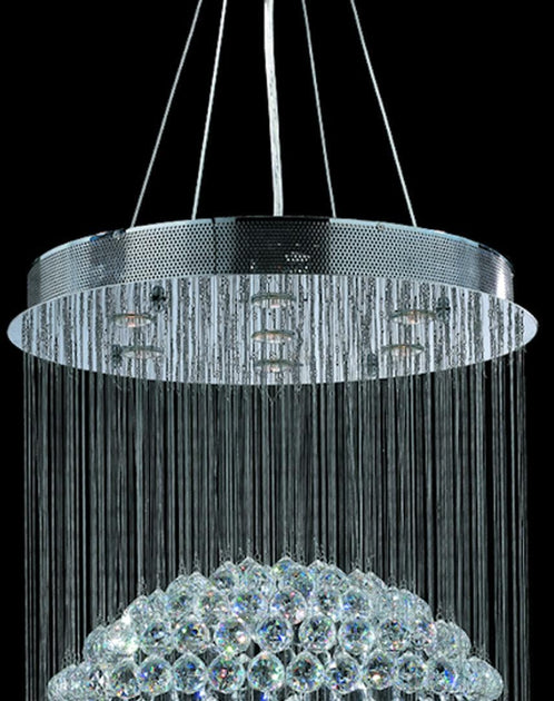 Real crystal deals chandelier