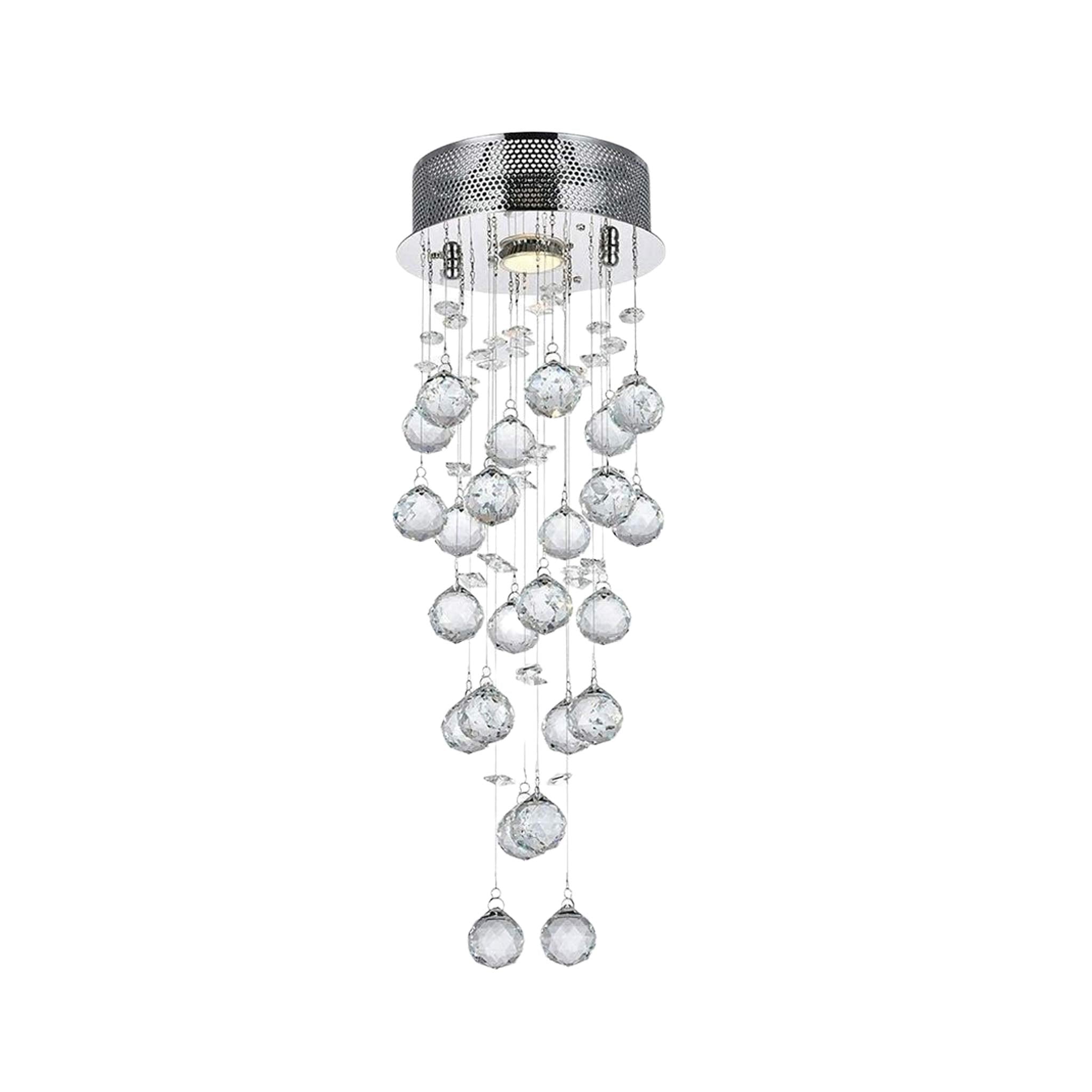 Circle store crystal chandelier