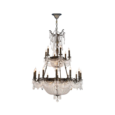 Double chandelier on sale