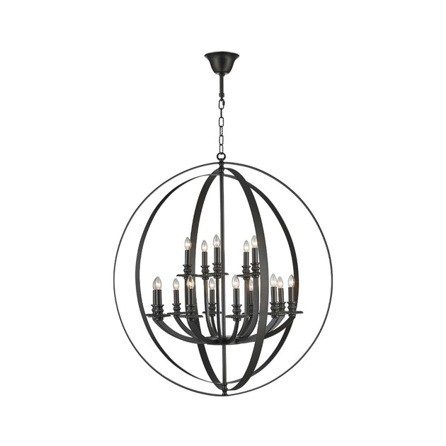 Hampton Orb - 15 Light - Dark Bronze– Designer Chandelier Australia